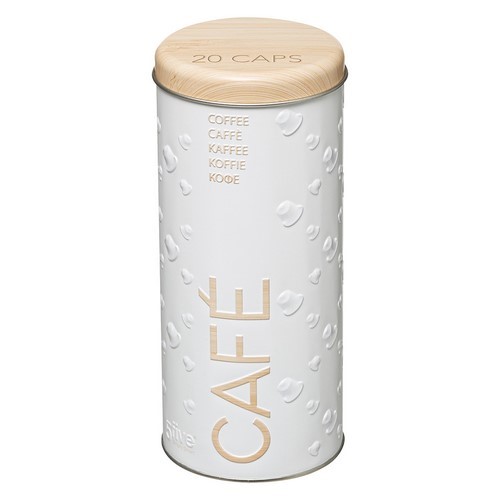 CAJA CAPSULAS CAFE 5FIVE SCANDI NATURE METAL